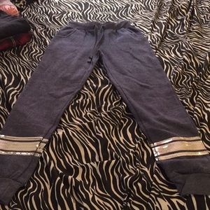 Cute navy blue sweat pants